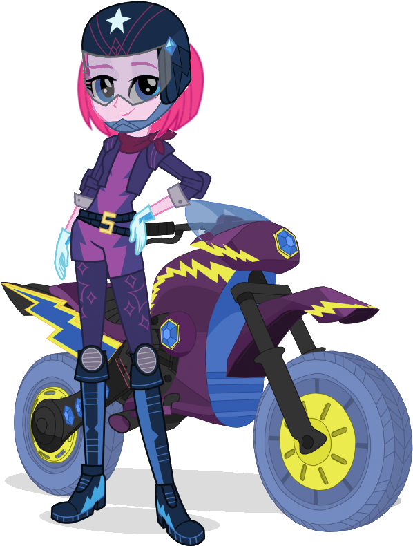 Au Pinkie Pie Motocross By Sunsetshimmer333 - Equestria Girls Sugarcoat (817x817)