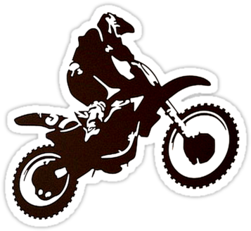 Motor X Silhouette By Taiche - 3drose Lsp 78777 2 Motocross- Bike Off Roadmotorcross (375x360)