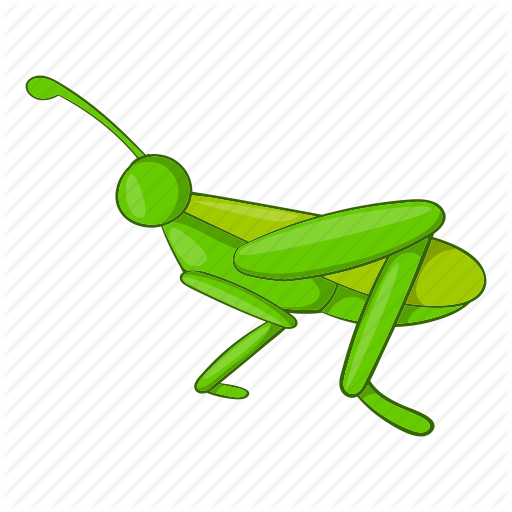 Grasshopper Cartoon - Grasshopper Cartoon (512x512)