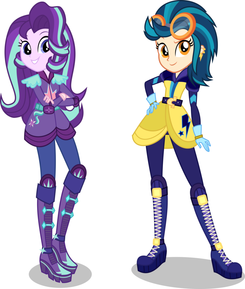 [au] Motocross Starlight Glimmer And Indigo Zap By - Mlp Equestria Girl Starlight Glimmer (824x970)