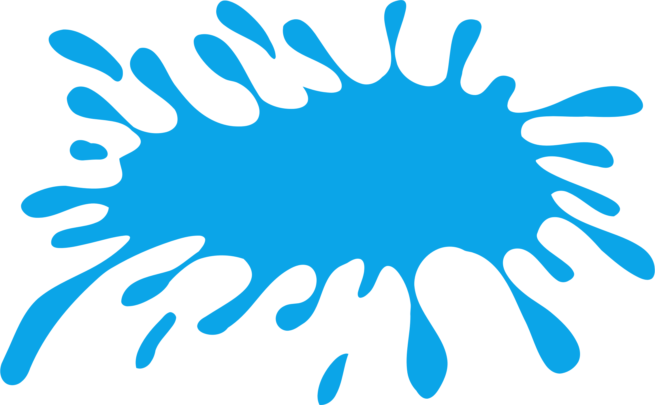 We Do Our Best To Bring You The Highest Quality Cliparts - Blue Splat (2272x1406)