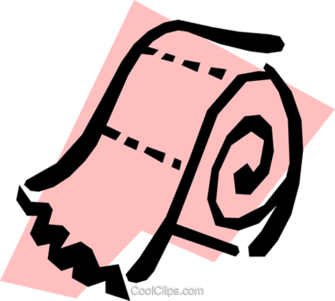 Toilet Paper Royalty Free Vector Clip Art Illustration - Toilet Paper Royalty Free Vector Clip Art Illustration (480x432)