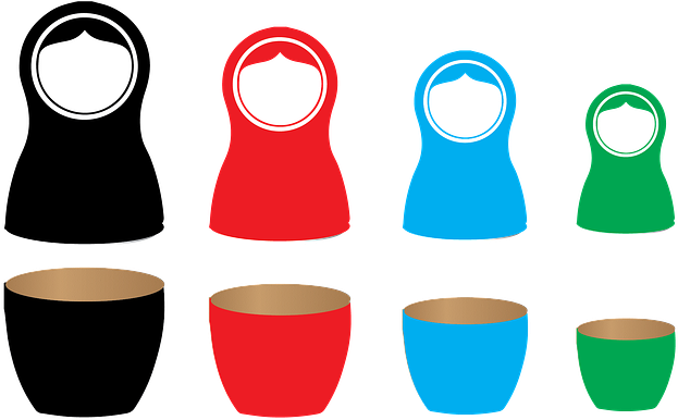 Nesting Dolls Matryoshka Nesting Nesting D - Russian Nesting Dolls Png (960x592)