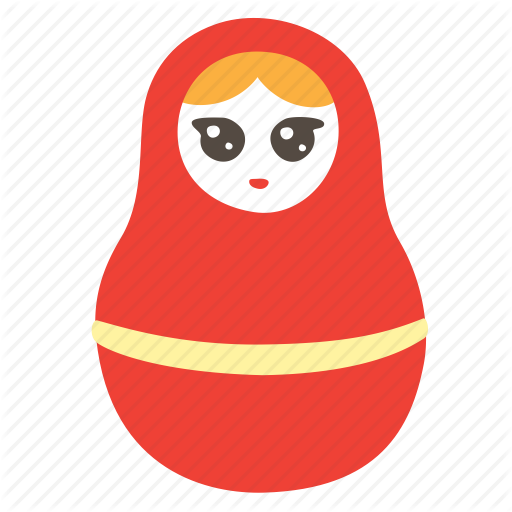 Cute Matryoshka Clip Art, Babushka, Russian Doll Clipart, - Matreshka Icon (512x512)