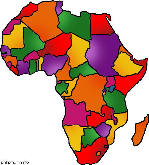 Continent Clipart International - Africa Continent Clip Art (535x576)