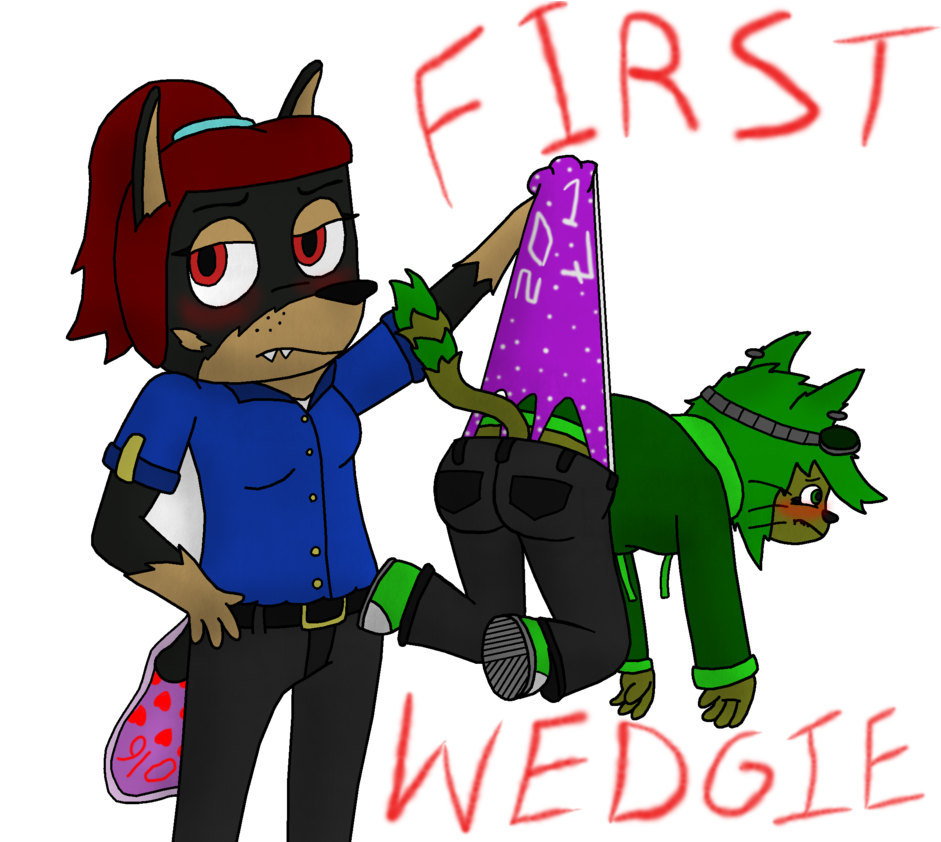 First Wedgie Of 2017 By Cj The Otter - Wedgie 2017 (950x841)