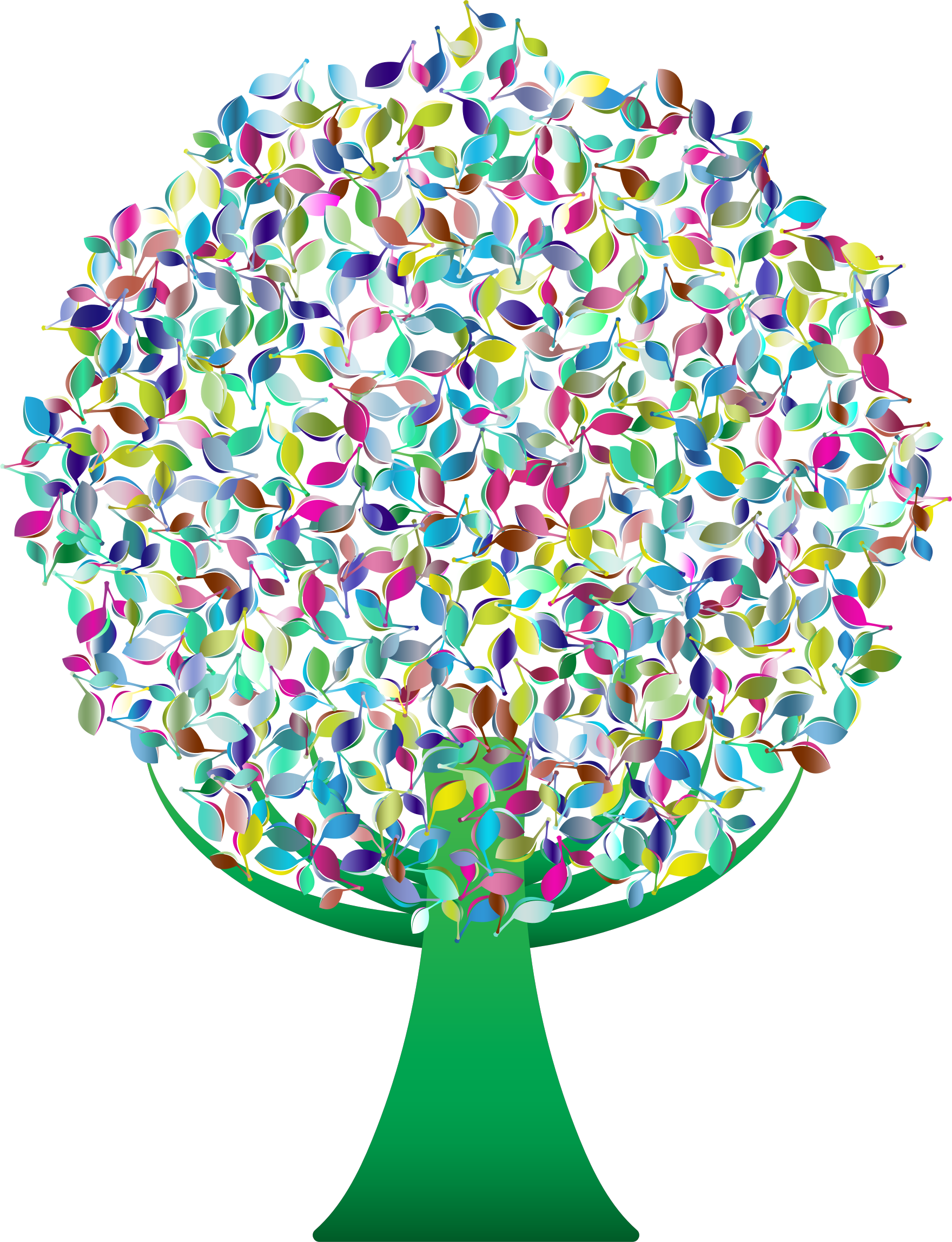 Green Abstract Tree 4 No Background - Wallpaper (1760x2296)