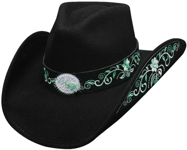 Black Cowboy Hat Line Dancing Transparent Pictures - New Montecarlo Bullhide Rockin' To The Beat Premium (400x344)