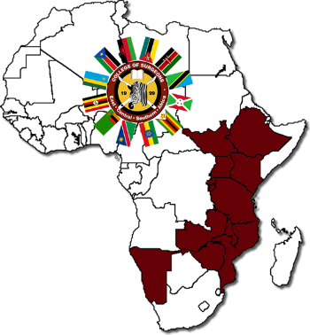 Cosecsa Is Now Present In 12 Member Countries And Has - Africa (350x378)