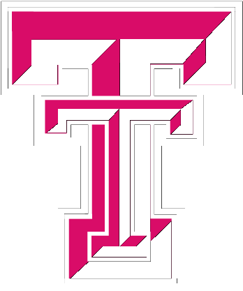 Tech Tech - Texas Tech Logo Outline (364x436)