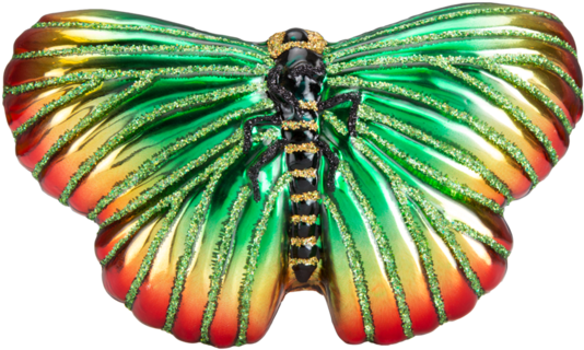 Figural Glass Christmas Ornaments - Lycaenid (600x600)