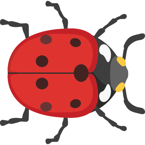 Cartoon Clip Art - Ladybug (500x500)