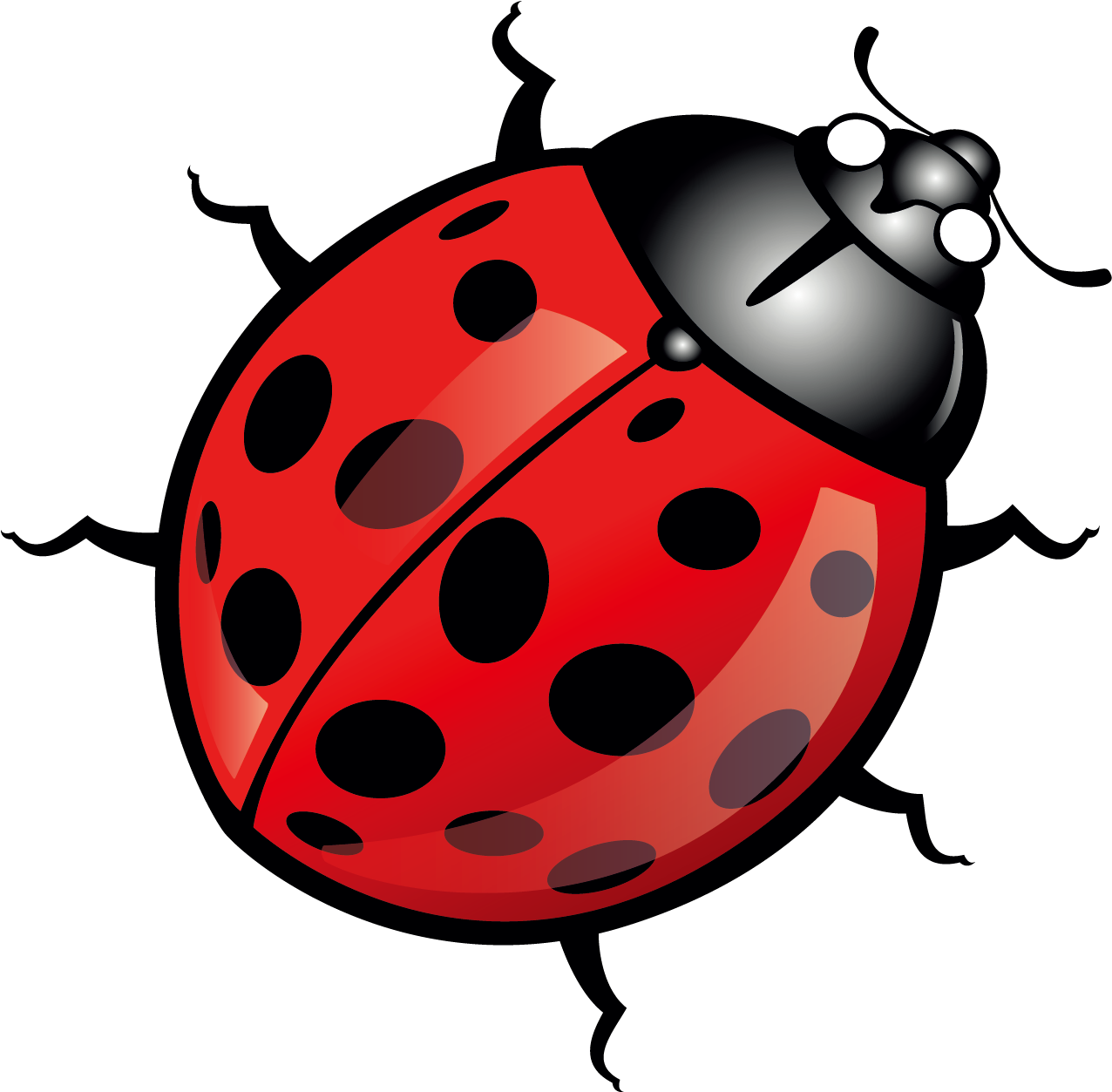 Beetle Ladybird Euclidean Vector Clip Art - Ladybug Logo (1445x1494)