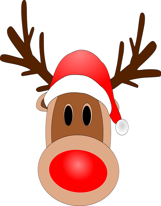 Birthday Moose Cliparts 5, Buy Clip Art - Renifer Clipart (563x720)