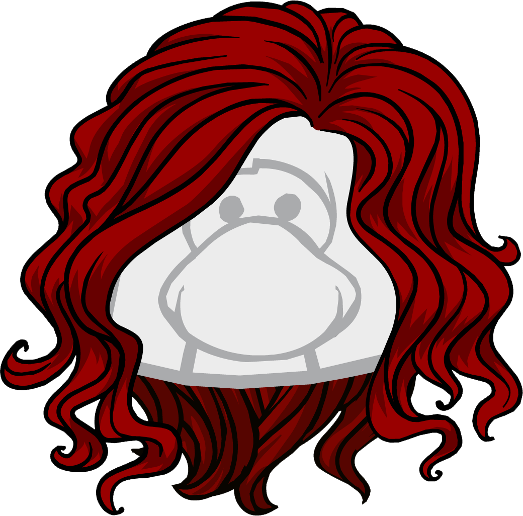 Red Hair Clipart Club Penguin - Club Penguin Black Widow (1040x1026)