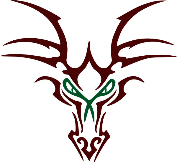 How To Set Use Red Dragon Head Svg Vector - Red Dragon Head Png (600x550)