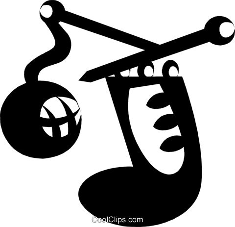 Knitting Needles And Sock Royalty Free Vector Clip - Illustration (480x463)