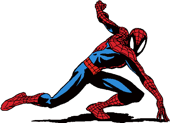 Free Spiderman Clipart Clipart - Spider Man Clipart (581x438)