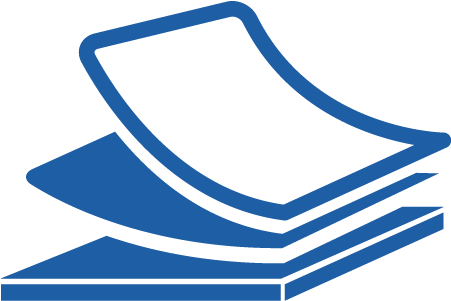 Brochures - Pile Of Paper Icon (450x451)