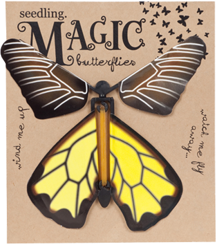Brown & Red Butterfly Red Butterfly Yellow Butterfly - Seedling - Magic Butterflies (600x600)