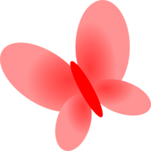 Butterfly Cute Vector Png (600x600)