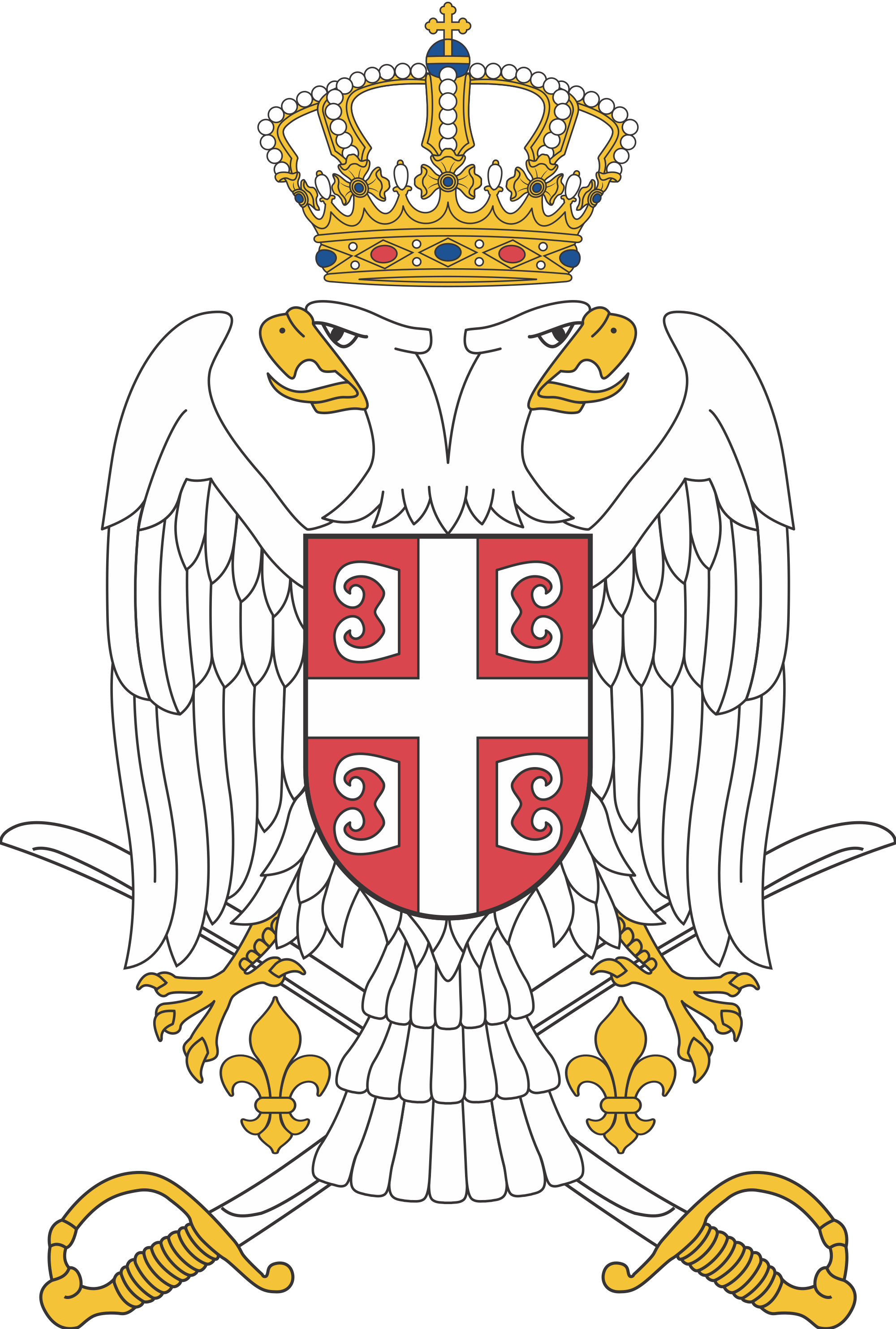 Open - Serbia Coat Of Arms (2000x2968)