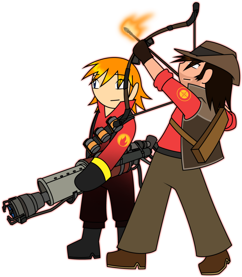 Flaming Arrow By Gav-imp - Cartoon (835x956)