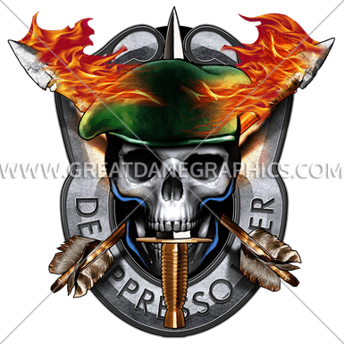 Green Beret Flaming Arrows - Green Beret (385x385)