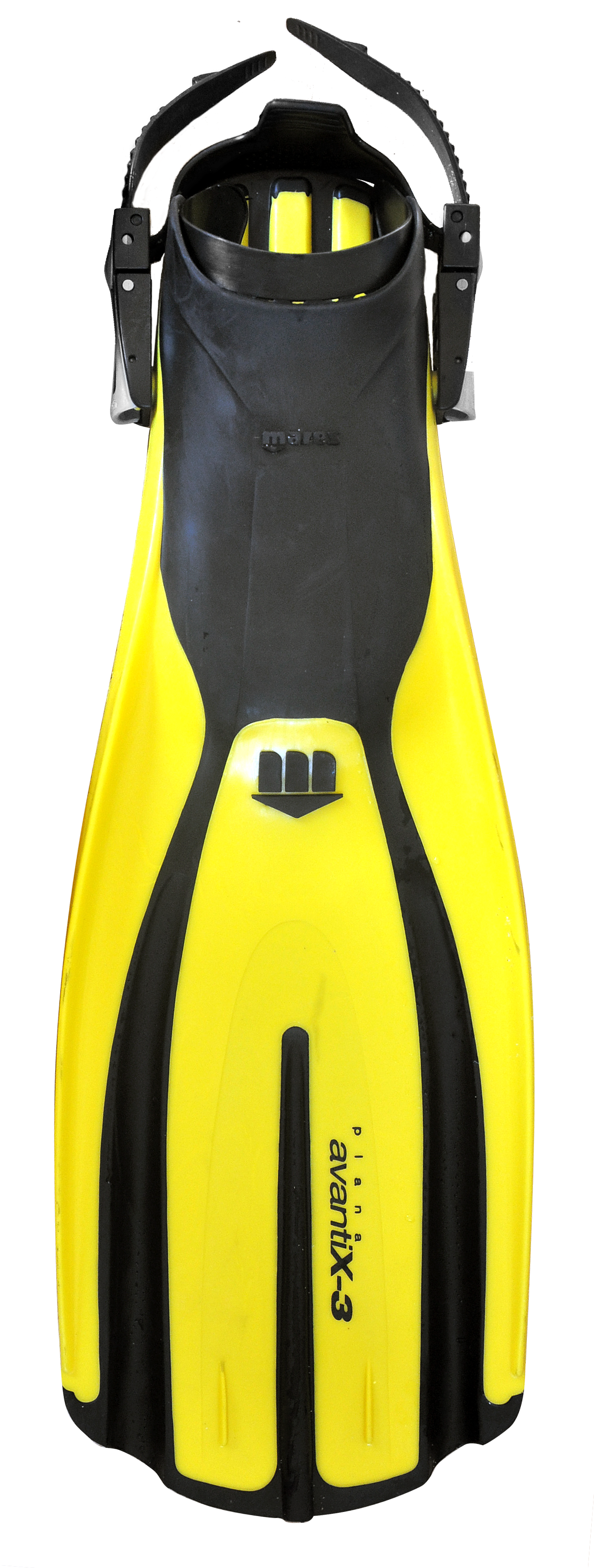 Flippers Png - Mares Plana Avanti X3 Fins (yellow) (1291x3427)