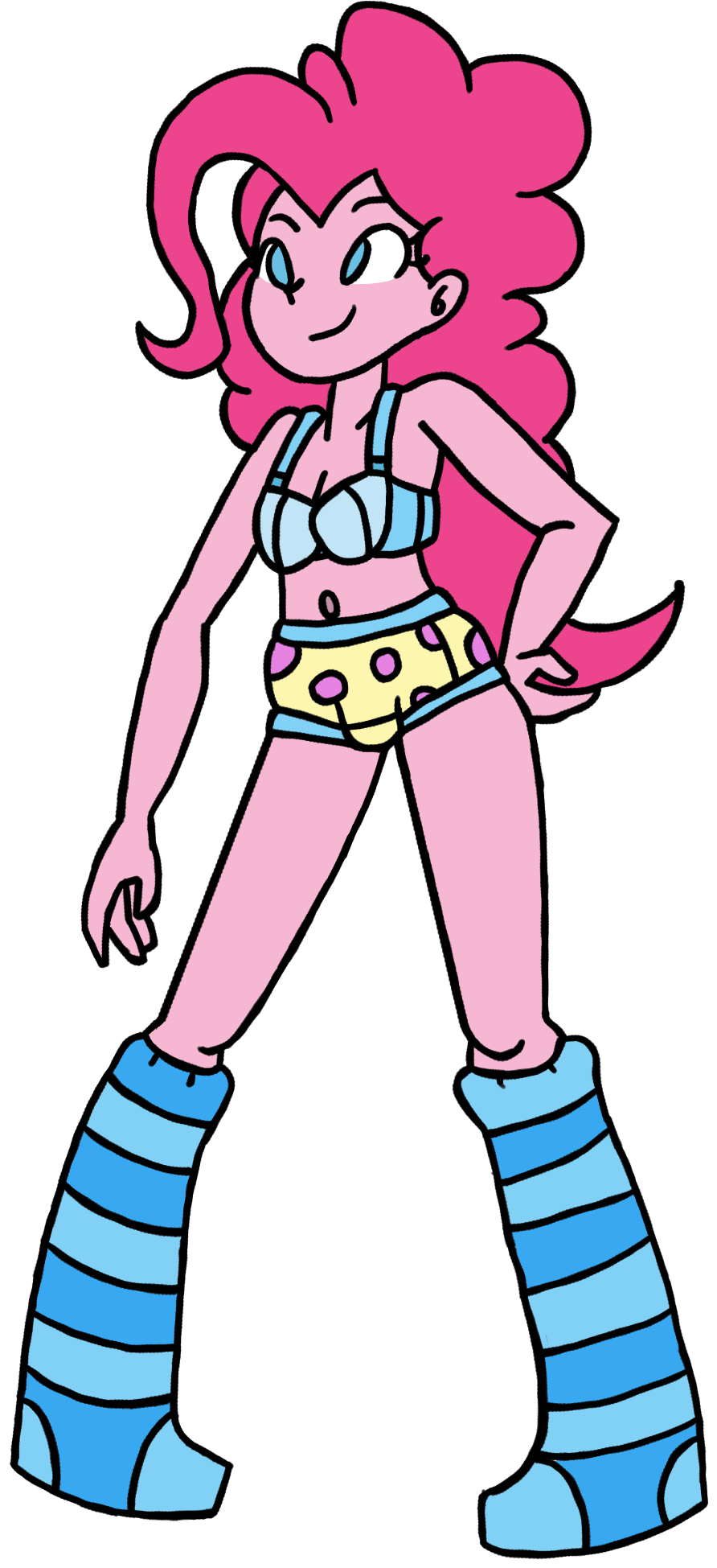 Jewpanda, Belly Button, Bra, Cleavage, Clothes, Equestria - Cartoon (967x2013)