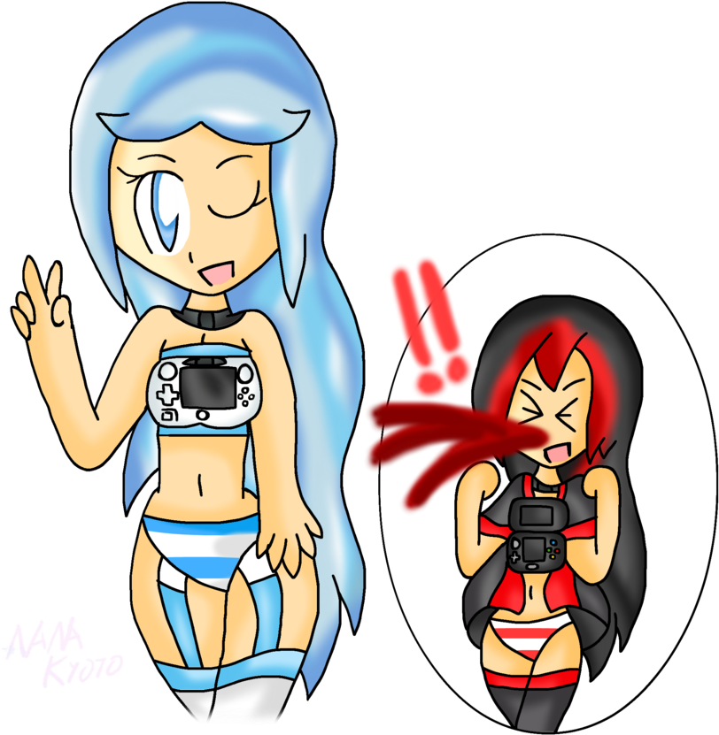 Wii U Tan - Cartoon (878x911)