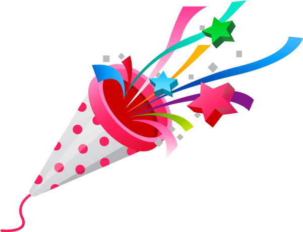Birthday Confetti Clipart - Confetti Clip Art (600x500)
