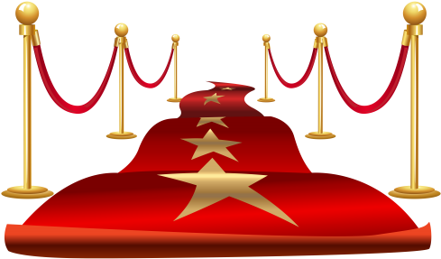 Red Carpet Png - Hollywood Theme Clip Art (500x292)