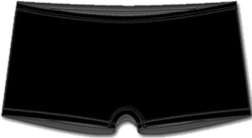 Boyshort Black Basic Boyshort - Boyshorts (500x500)