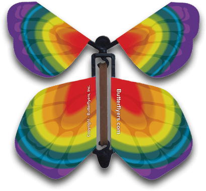 Rainbow Butterfly Clipart Google - Printing (450x415)