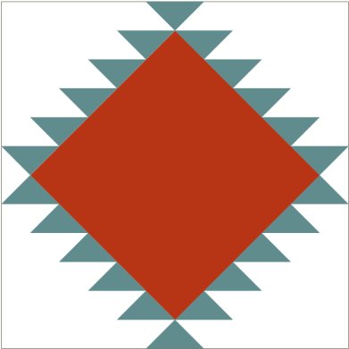Image Of The Navajo Quilt Block - V Malaysia 2018 (400x400)