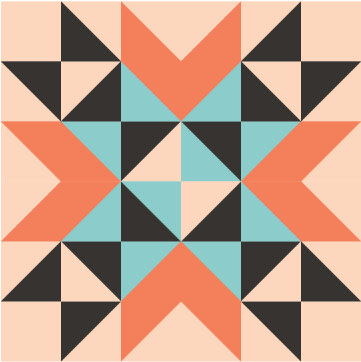 Image Of The Wyoming Valley Quilt Block - Quilt (400x400)