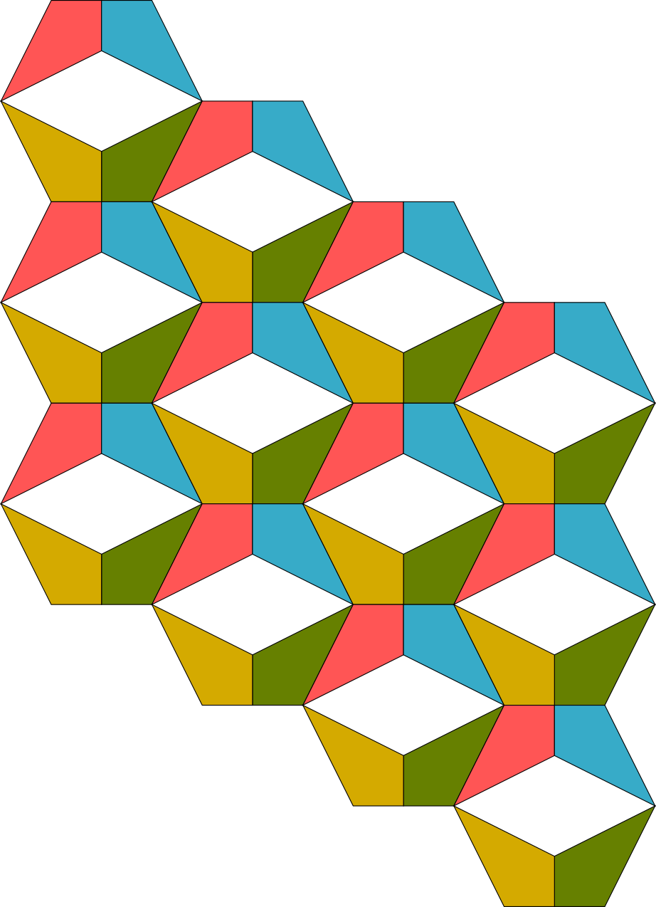 All That From One Set Of Quilting Templates - Triangle (922x1274)