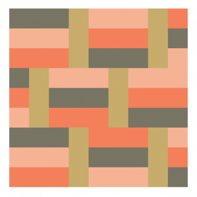 Image Of Basketweave Quilt Block - Quilt (400x400)