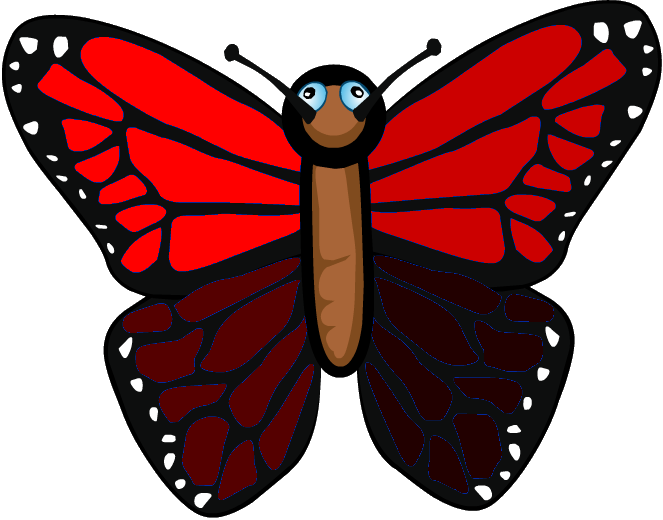 Virtual Butterfly Garden - Brush-footed Butterfly (663x520)