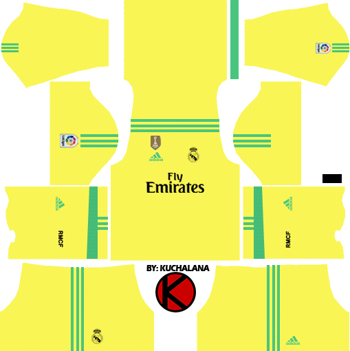 Dream League Soccer 2013 - Real Madrid Gk Kit (509x510)