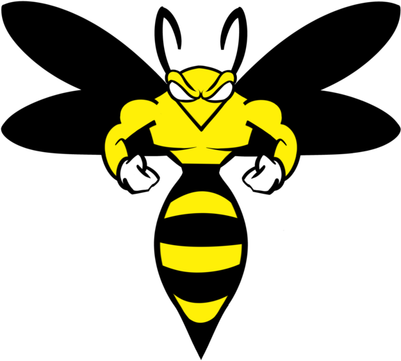Wasp Mascot By Meiken - Wasp Mascot Png (600x535)