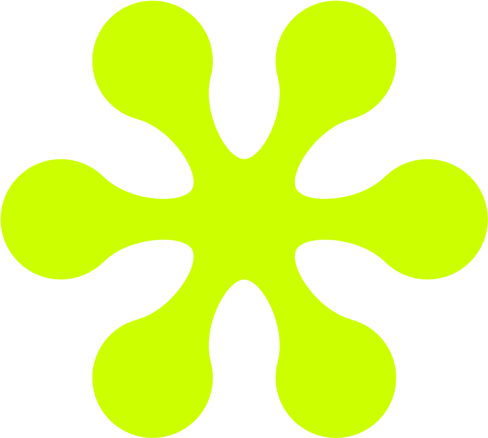 Lime Green Flower Clip Art - Clip Art (999x990)