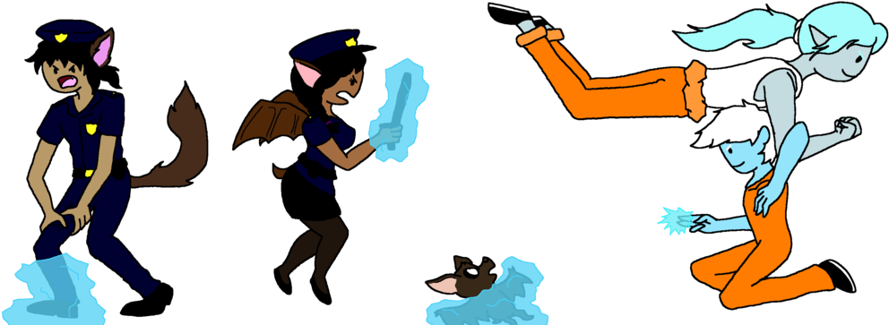 Cops And Robbers By Thebroslife - Cartoon (1024x362)