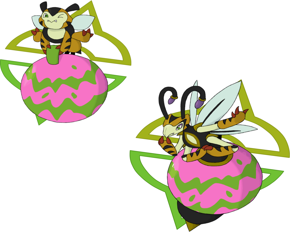 Wasp Pokemon By Kingdiscord - Wasp Pokemon By Kingdiscord (1000x800)
