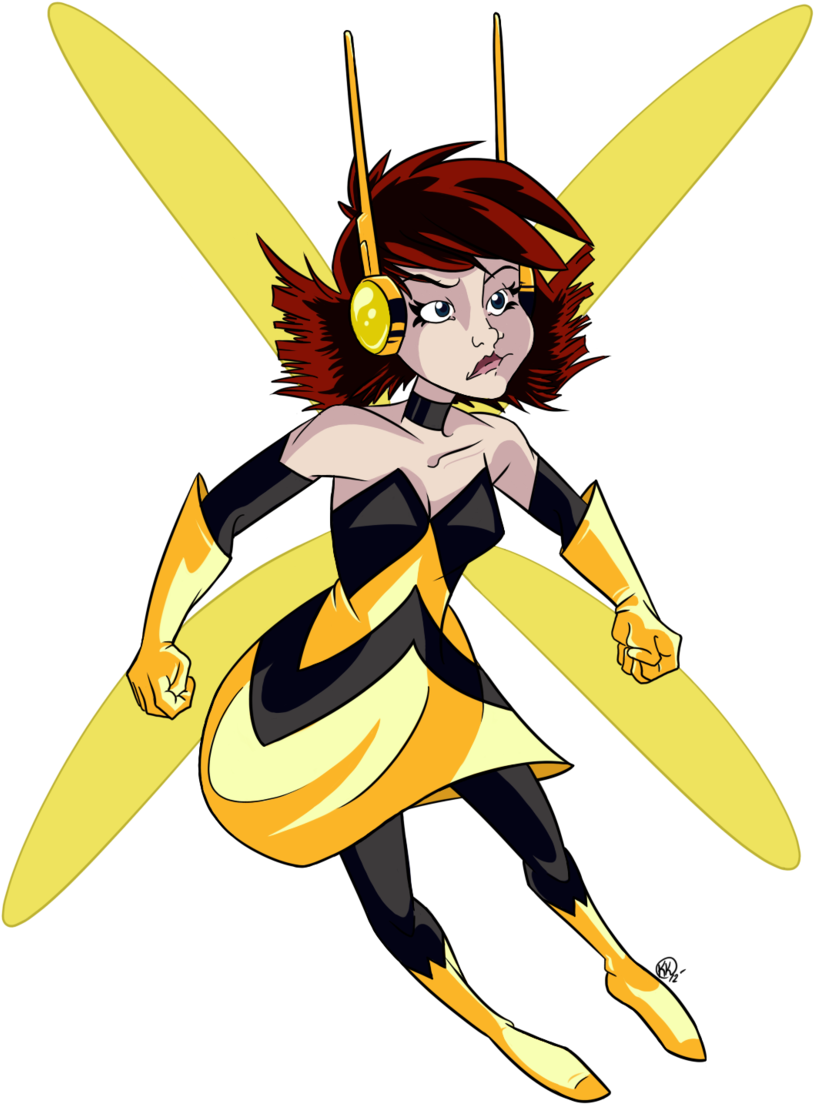Wasp By Shellsweet Wasp By Shellsweet - Wasp Marvel Transparenty (900x1251)