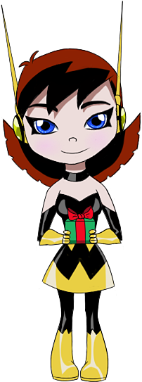 Christmas Wasp By Peppykitty - Comics (350x600)