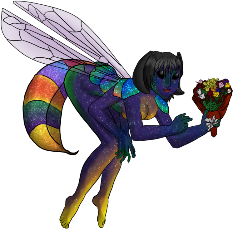 Cuckoo Wasp Angie By Remedialcookie - Fairy (898x889)