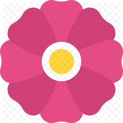 Mauve Flower Icon - Spring Flower Icon Png Icon Flower (512x512)