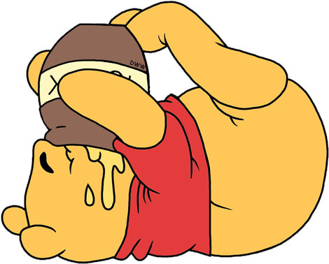 I Love How Clear And Relevant The Inferences In These - Winnie The Pooh Eating Honey (500x420)